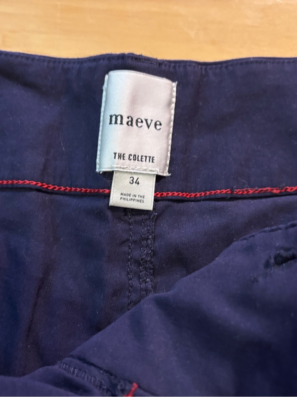 Anthropologie Maeve Colette pants embroidered strawberry pants 34 - Picture 6 of 9